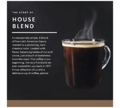 72 Capsules Starbucks Dolce Gusto® Compatibles - House Blend -Kafftec Magasin descriptif capsules house blend dolce gusto