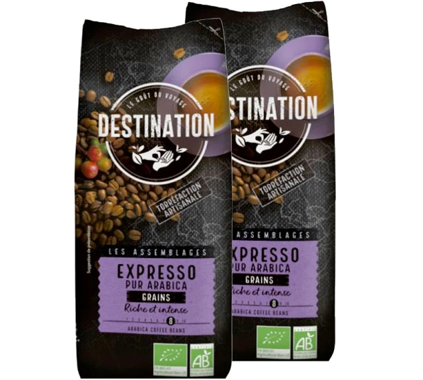 1kg Café En Grains Bio Destination Pur Arabica 3 1kg Café En Grains Bio Destination Pur Arabica