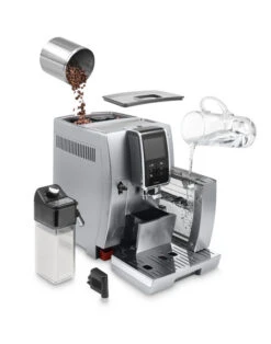 DELONGHI Dinamica Plus FEB3795.S Silver Garantie 5 Ans -Kafftec Magasin ecam feb3795.s riempimento