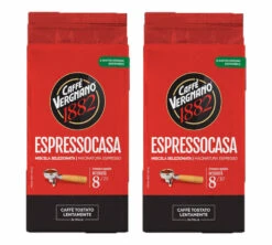 2 X 250gr Café Moulu Caffè Vergnano Espresso Casa