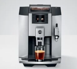 JURA E8 Moonlight Silver EB Smart Connect Offert Garantie 3 Ans -Kafftec Magasin expresso broyeur jura e8 moonlight silver long barista