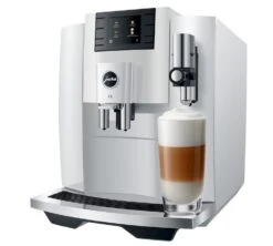 JURA E8 PianoWhite EB Smart Connect Offert Garantie 3 Ans -Kafftec Magasin expresso broyeur jura e8 pianowhite lattemacchiato