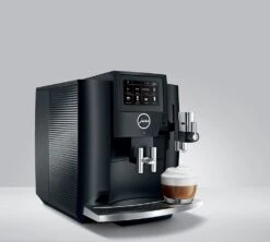 JURA S8 PianoBlack 2020 Smart Connect Inclus Garantie 3 Ans -Kafftec Magasin expresso broyeur s8 pianoblack cappuccino ambiance