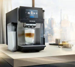 SIEMENS EQ.700 Intégral Noir Inox TQ707R03 Garantie 3 Ans -Kafftec Magasin face siemens eq 700 tq707r03