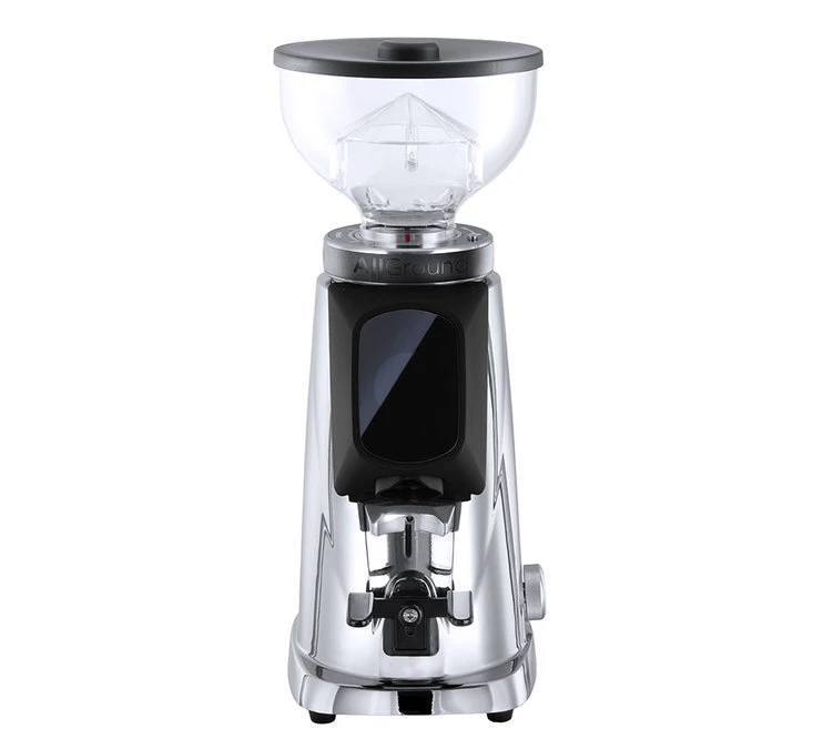 Moulin à Café FIORENZATO AllGround Chrome Effet Miroir Et Noir 3 Moulin à Café FIORENZATO AllGround Chrome Effet Miroir Et Noir