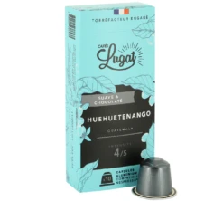 50 Capsules Huehuetenango - Compatibles Nespresso® - CAFÉS LUGAT 10 50 Capsules Huehuetenango - Compatibles Nespresso® - CAFÉS LUGAT -Kafftec Magasin h1 1