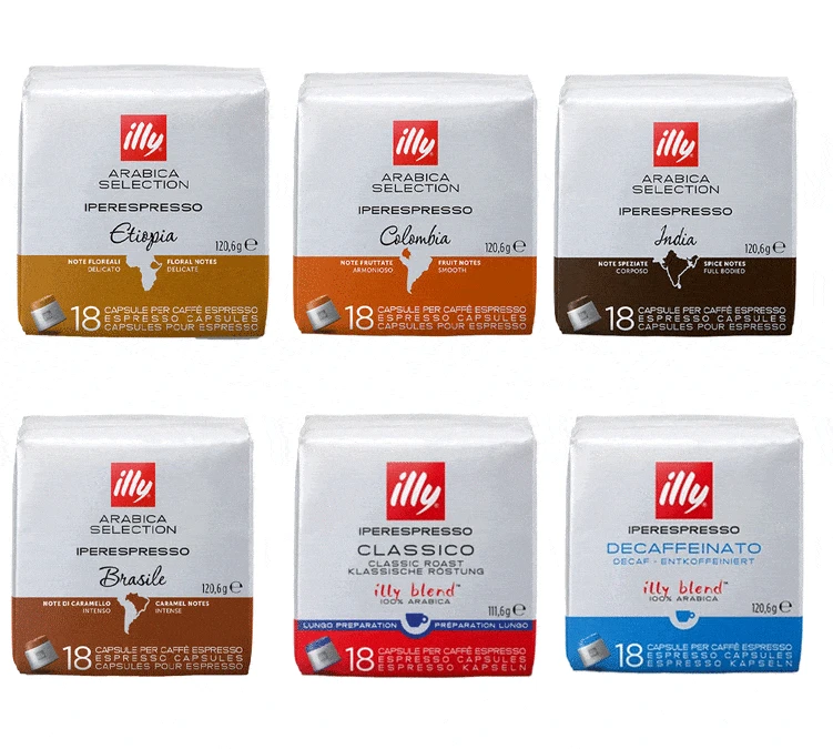 Pack Découverte 108 Capsules Iperespresso - ILLY 3 Pack Découverte 108 Capsules Iperespresso - ILLY