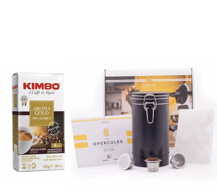 Le Coffret De Capsules Réutilisables Compatible Nespresso® - CAPS ME 3 Le Coffret De Capsules Réutilisables Compatible Nespresso® - CAPS ME