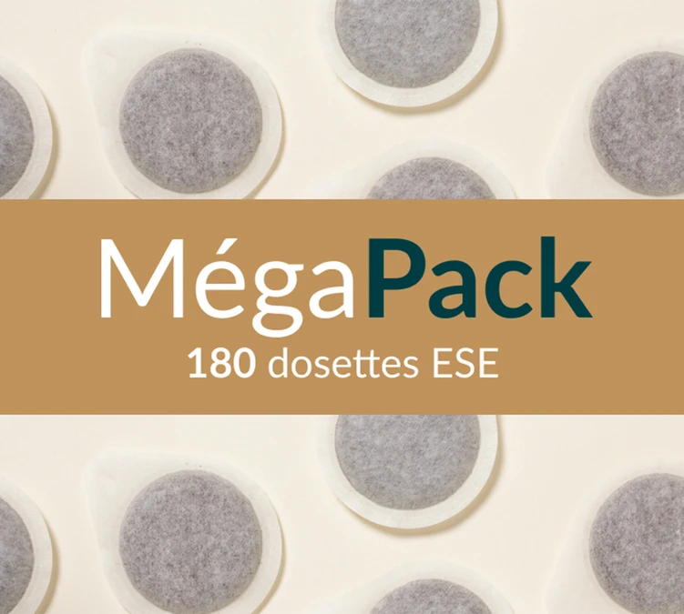 MégaPack Dosettes ESE X180 - La Solution économique 3 MégaPack Dosettes ESE X180 - La Solution économique