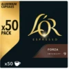 50 Capsules Forza Compatibles Nespresso® - L'OR ESPRESSO 2 50 Capsules Forza Compatibles Nespresso® - L'OR ESPRESSO -Kafftec Magasin image principale 160064 1
