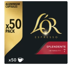 50 Capsules Splendente Compatibles Nespresso® - L'OR ESPRESSO