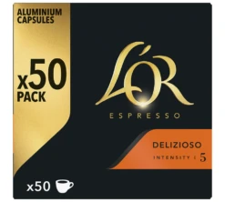 50 Capsules Delizioso Compatibles Nespresso® - L'OR ESPRESSO