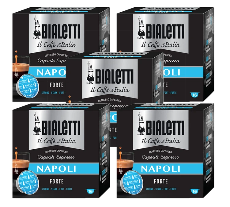 80 Capsules Mokespresso Napoli - BIALETTI 3 80 Capsules Mokespresso Napoli - BIALETTI
