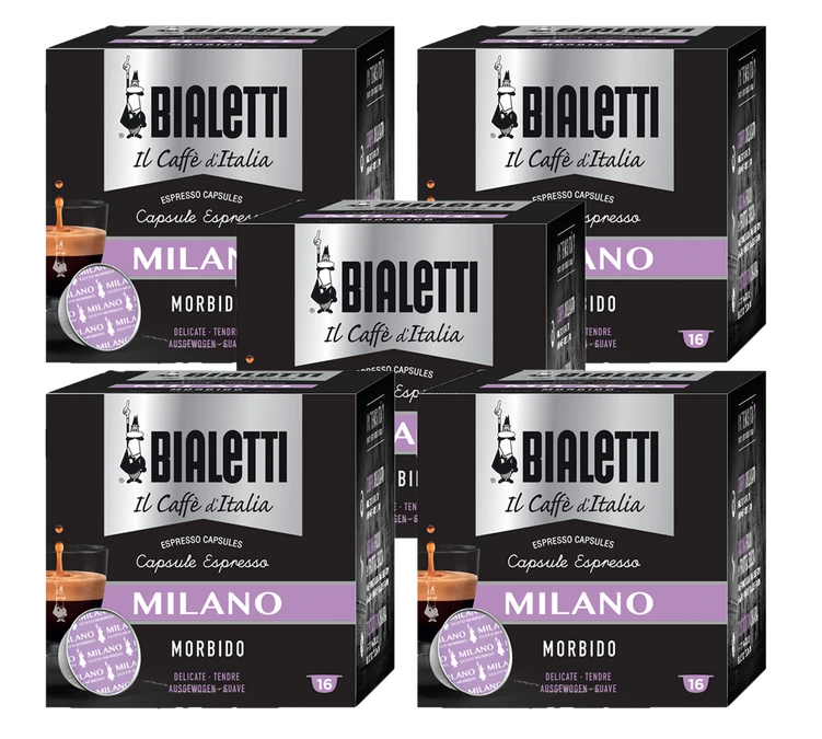 80 Capsules Mokespresso Milano - BIALETTI 3 80 Capsules Mokespresso Milano - BIALETTI