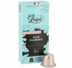 50 Capsules Rose Diamond - Compatibles Nespresso® - CAFÉS LUGAT -Kafftec Magasin image secondaire 22716 2.0 1