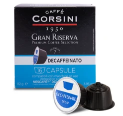80 Capsules Nescafe® Dolce Gusto® Compatibles Gran Riserva Decaffeinato - CAFFE CORSINI 8 80 Capsules Nescafe® Dolce Gusto® Compatibles Gran Riserva Decaffeinato - CAFFE CORSINI -Kafftec Magasin image secondaire 31083 3.0 1
