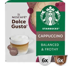 72 Capsules Starbucks Dolce Gusto® Compatibles - Cappuccino -Kafftec Magasin image secondaire 500x470 86750 1