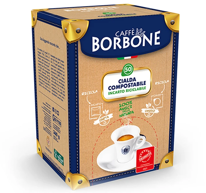 50 Dosettes ESE - Miscela Blu - CAFFE BORBONE 4 50 Dosettes ESE - Miscela Blu - CAFFE BORBONE – Image 2