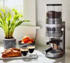 Moulin à Café KITCHENAID Artisan 5KCG8433EMS Gris étain -Kafftec Magasin kitchenaid moulin gris 5