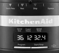 Moulin à Café KITCHENAID Artisan 5KCG8433EMS Gris étain -Kafftec Magasin kitchenaid moulin reglages 6
