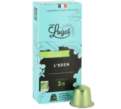 50 Capsules L'Eden Bio - Compatibles Nespresso® - CAFÉS LUGAT -Kafftec Magasin l 2