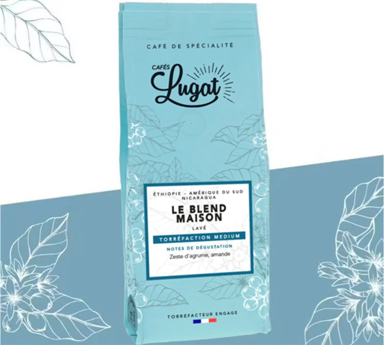 Café Moulu : Le Blend Maison (Mélange Maison) - 250g - Cafés Lugat 4 Café Moulu : Le Blend Maison (Mélange Maison) - 250g - Cafés Lugat – Image 2