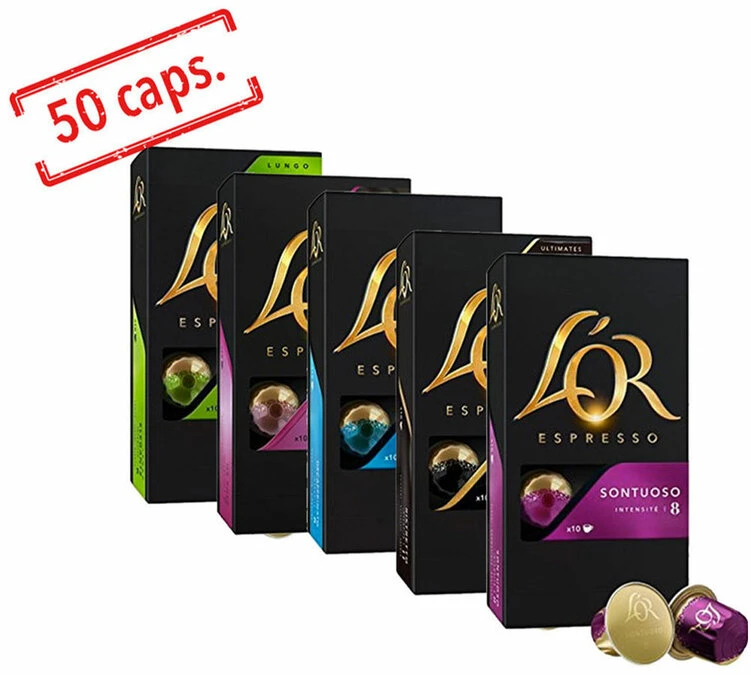 Pack Découverte 50 Capsules L'Or - Compatibles L'or Barista Et Nespresso® 4 Pack Découverte 50 Capsules L'Or - Compatibles L'or Barista Et Nespresso® – Image 2
