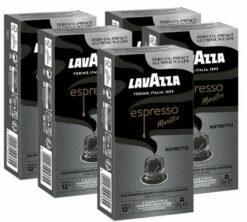 50 Capsules Aluminium RISTRETTO Compatibles Nespresso® 5x10 - LAVAZZA