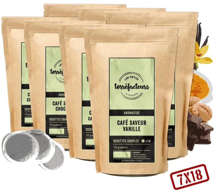 Pack Découverte Gourmand 126 Dosettes Souples - LES PETITS TORREFACTEURS 3 Pack Découverte Gourmand 126 Dosettes Souples - LES PETITS TORREFACTEURS