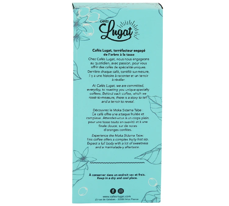 50 Capsules Moka Sidama Tabe - Compatibles Nespresso® - CAFÉS LUGAT 7 50 Capsules Moka Sidama Tabe - Compatibles Nespresso® - CAFÉS LUGAT – Image 5