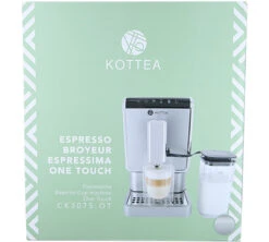 KOTTEA Espressima Silver One Touch CK307S.OT Garantie 3 Ans -Kafftec Magasin machine a cafe kottea one touch 1
