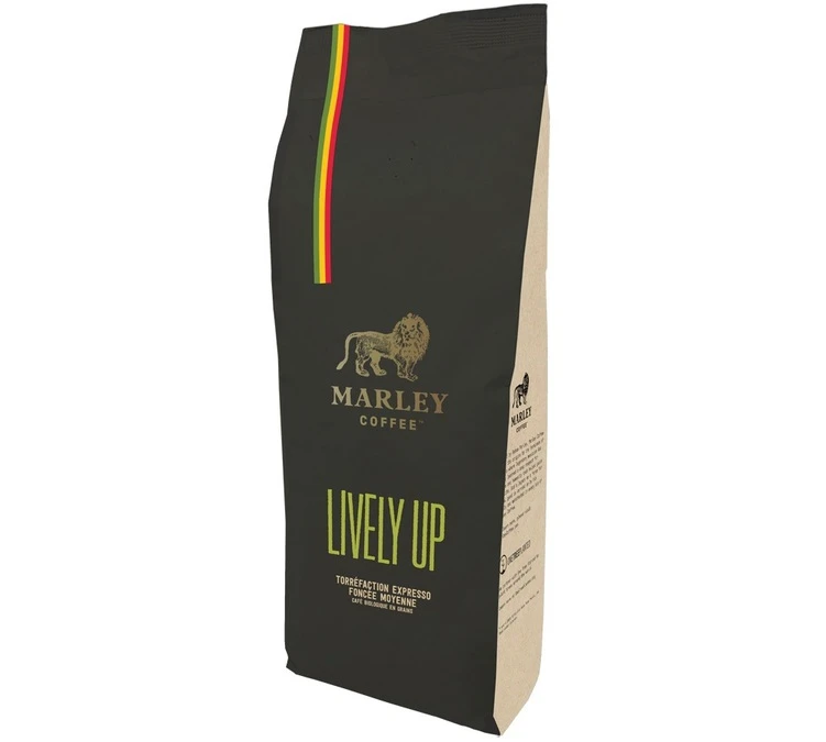 Café En Grain Bio Marley Coffee Lively Up! - 1kg 3 Café En Grain Bio Marley Coffee Lively Up! - 1kg