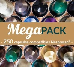 MégaPack Capsules Compatibles Nespresso® X 250 - La Solution économique