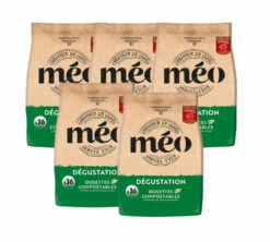 Lot De 180 Dosettes Souples CAFES MEO - Degustation