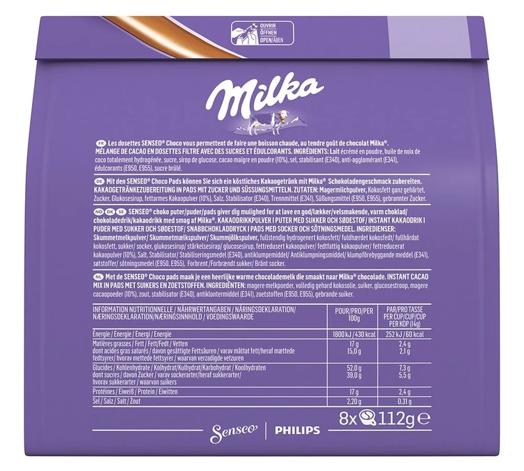 40 Dosettes Souples Milka Chocolat - SENSEO 4 40 Dosettes Souples Milka Chocolat - SENSEO – Image 2