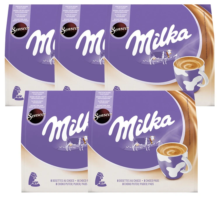 40 Dosettes Souples Milka Chocolat - SENSEO 3 40 Dosettes Souples Milka Chocolat - SENSEO