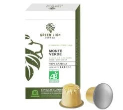 100 Capsules Bio Monte Verde - Compatibles Nespresso® - GREEN LION COFFEE