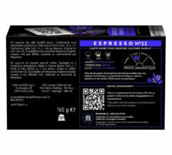 30 Capsules Compatibles Nespresso®- Espresso Puissant N°11 - CARTE NOIRE -Kafftec Magasin n11 x30 back