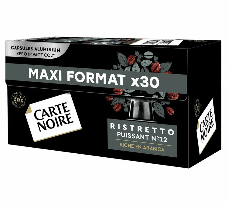 30 Capsules Compatibles Nespresso® - Ristretto Puissant N°12 - CARTE NOIRE 7 30 Capsules Compatibles Nespresso® - Ristretto Puissant N°12 - CARTE NOIRE – Image 5