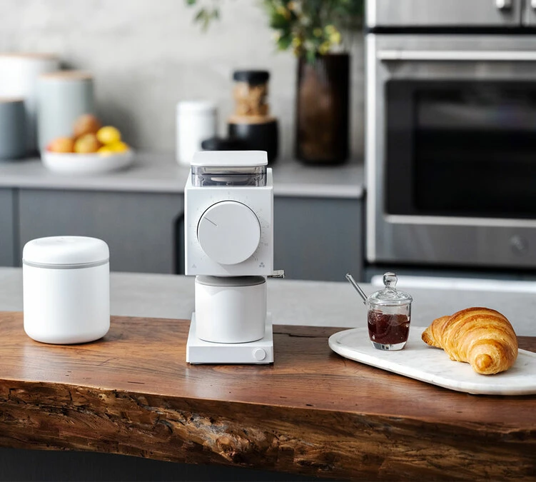 Moulin à Café FELLOW Ode Brew Grinder Gen 2 Blanc 7 Moulin à Café FELLOW Ode Brew Grinder Gen 2 Blanc – Image 5