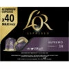 40 Capsules Supremo Compatibles Nespresso® - L'OR ESPRESSO -Kafftec Magasin or espresso supremo