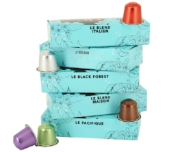 Pack 50 Capsules Blend - Compatibles Nespresso® - CAFÉS LUGAT -Kafftec Magasin pack 30