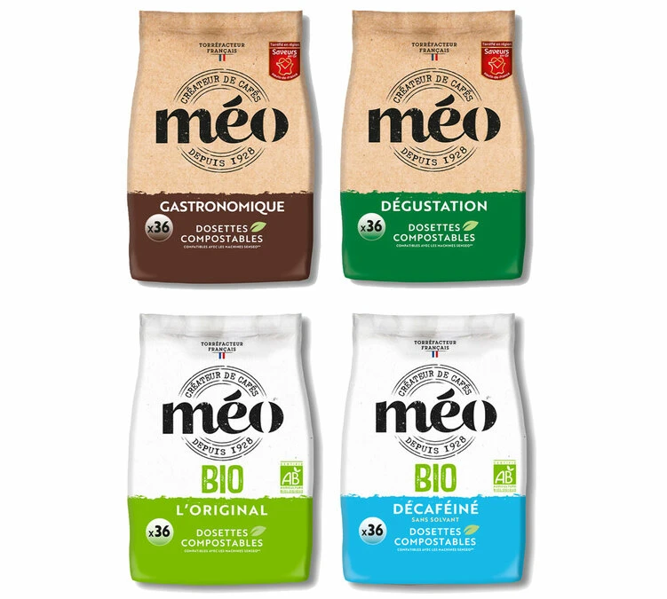 Pack Découverte 144 Dosettes Souples - CAFES MEO 3 Pack Découverte 144 Dosettes Souples - CAFES MEO
