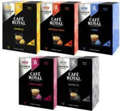 Pack Découverte 5x36 Capsules Compatibles Nespresso® - CAFE ROYAL