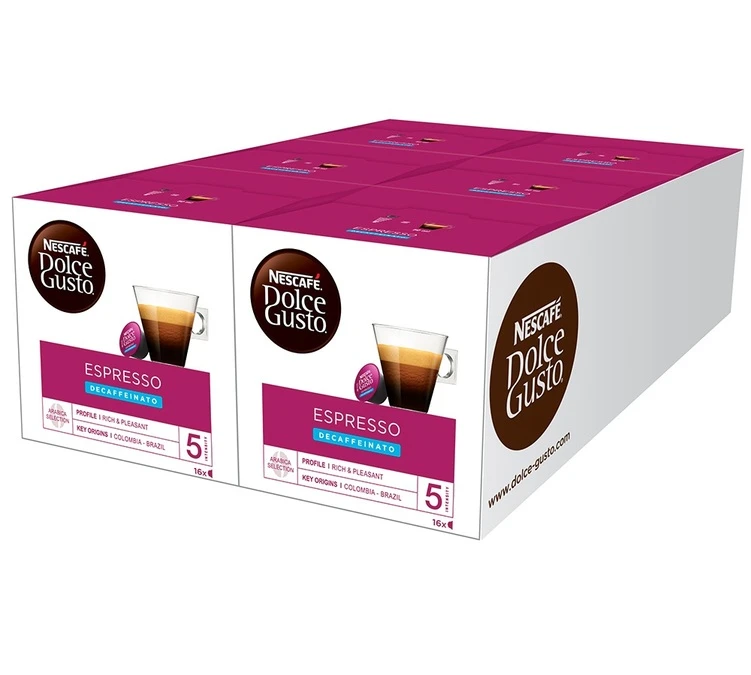 96 Capsules - Decaffeinato Espresso - NESCAFÉ DOLCE GUSTO® 3 96 Capsules - Decaffeinato Espresso - NESCAFÉ DOLCE GUSTO®