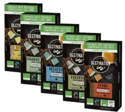 Pack Découverte 50 Capsules Bio - Compatible Nespresso® - DESTINATION