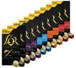 Pack Découverte 100 Capsules L'Or - Compatibles L'or Barista Et Nespresso®