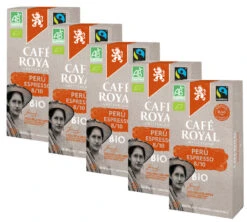 Pack 50 Capsules Pérou Bio Espresso -compatibles Nespresso® - CAFE ROYAL