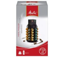 Porte Capsules Distributeur Noir Pour Nespresso - 40 Capsules - Melitta -Kafftec Magasin portecapsnes boitemelitta
