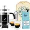 Pack Cafetière à Piston Pylano CALI 3 Tasses + Moulin D-Kanta MG01 -Kafftec Magasin pylano piston cafe verre moulin 1